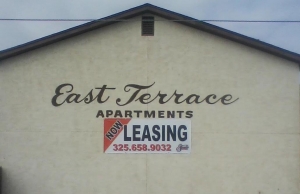 Exterior with Lease Sign